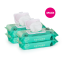 4x PETITE&MARS wet wipes SO PURE bamboo biodegradable 56 pcs