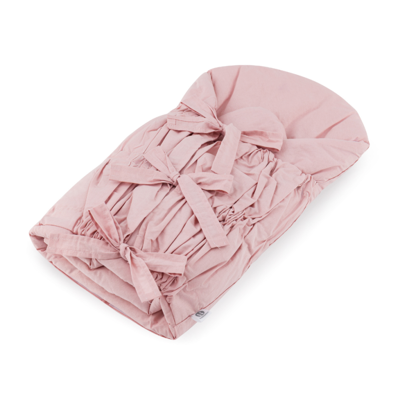 PETITE&MARS Zavinovačka šněrovací Nurse s pevnou kokosovou vložkou 75x75 cm - Varianty Nurse: Dusty Pink