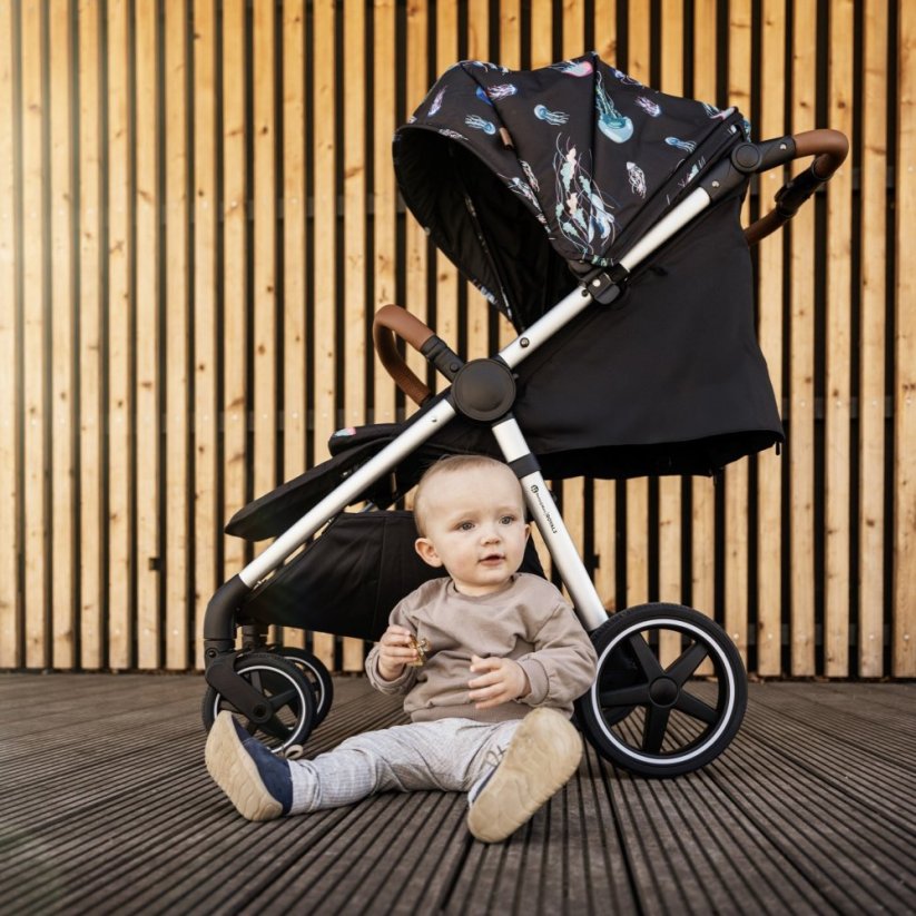 PETITE&MARS Strieška ku kočíku Royal3 Limited 100 Jellyfish