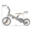 PETITE&MARS Multifunctional 5-in-1 Turbo Tricycle – Limited Edition City Beat