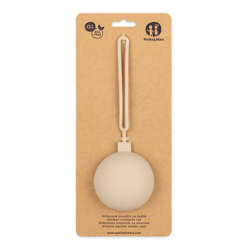 PETITE&MARS Silikonowe etui na smoczek  0m+