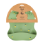 PETITE&MARS Śliniak silikonowy Take&Match ze wzorem 6m+ - Take&Match Design: Sweet Pineaples