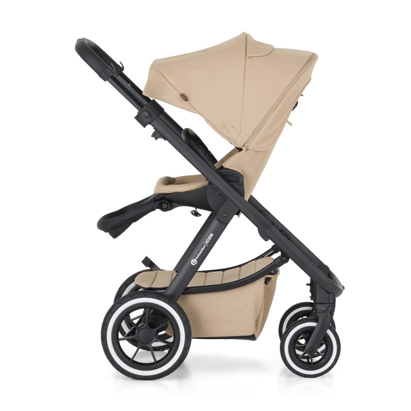 PETITE&MARS Wózek wielofunkcyjny ICON 2w1 AIR SET LITE - Warianty Icon: Mocha Beige