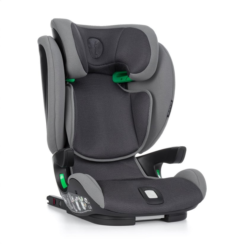 PETITE&MARS Fotelik samochodowy Fix Elite Pro i-Size 100-150 cm (15-36 kg) - Kolory Flex/Elite: Black Air