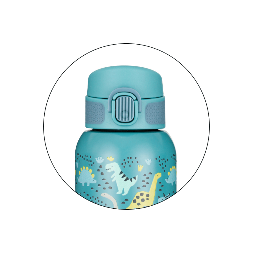 PETITE&MARS Termiczna butelka dziecięca z ustnikiem 500 ml - Varianty Thermos Bottle 500 ml: Dino Park