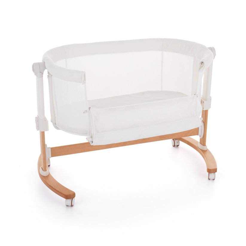 PETITE&MARS Adjustable cot with cradle function Glory 2in1 - Varianty Glory: Mocha Beige