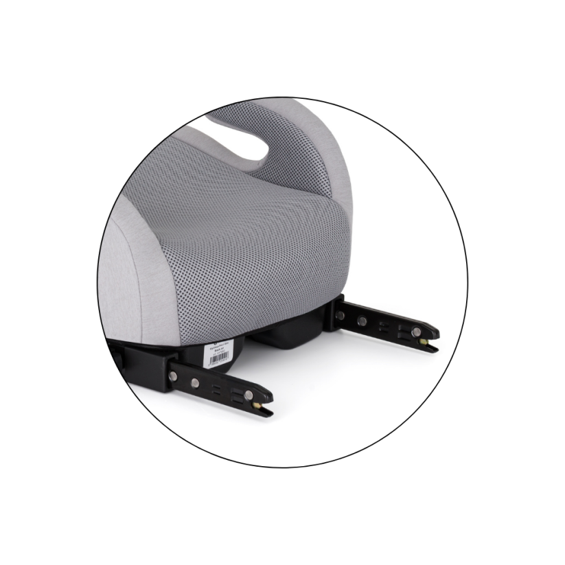 PETITE&MARS Podstawka samochodowa Optimus Pro i-Size 125 - 150 cm (22-36 kg) - Varianty Optimus Pro: Gentle Grey