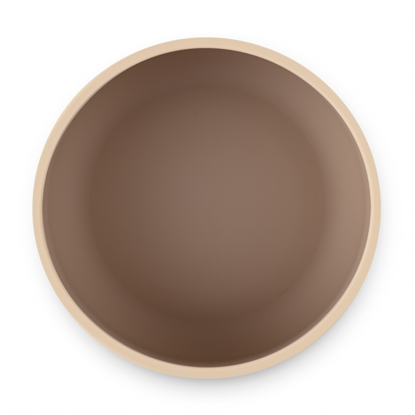 PETITE&MARS Silicone 2-color bowl TAKE&MATCH 6m+