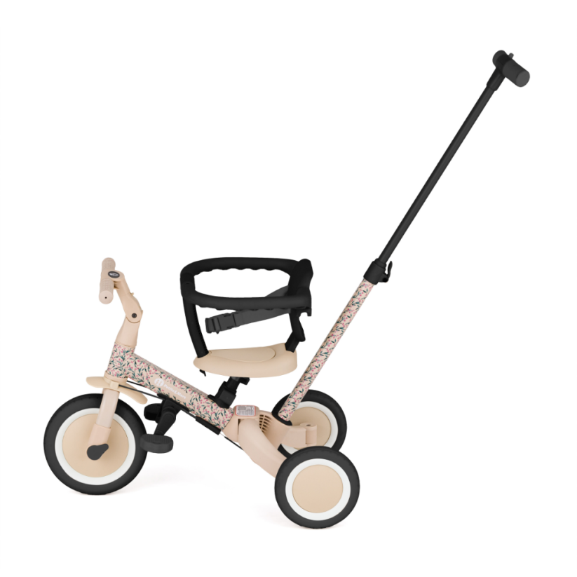 PETITE&MARS Multifunctional 5-in-1 Turbo Tricycle – Limited Edition Pink Meadow