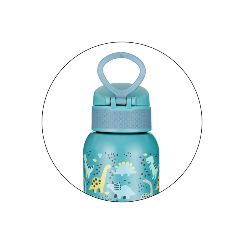 PETITE&MARS Termiczna butelka dziecięca z ustnikiem 500 ml - Varianty Thermos Bottle 500 ml: Dino Park