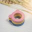 PETITE&MARS Silicone teether with rattle Beary 0m+ - Variants of  Beary: Dusty Rose