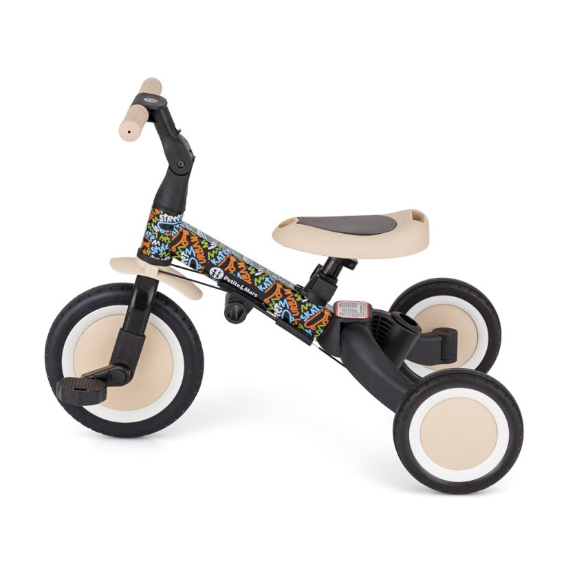 PETITE&MARS Multifunctional 5-in-1 Turbo Tricycle – Limited Edition City Beat