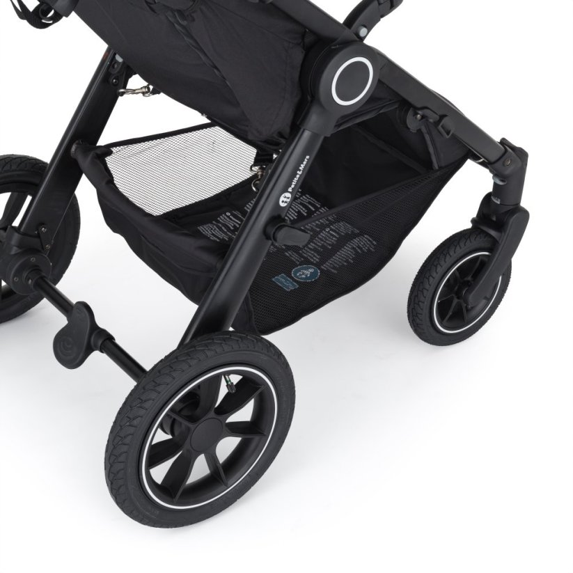 PETITE&MARS Kočík športový Street2 Air Black - Farba kočíka: Rose Pink