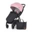 PETITE&MARS Stroller Royal3 Black - Stroller colour: Rose Pink