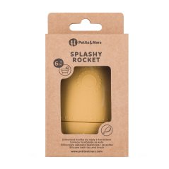 PETITE&MARS Hračka silikonová do vody s kartáčkem Splashy Rocket 6m+