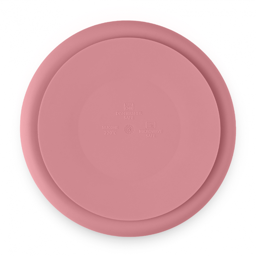 PETITE&MARS Silicone divided plate round TAKE&MATCH 6m+