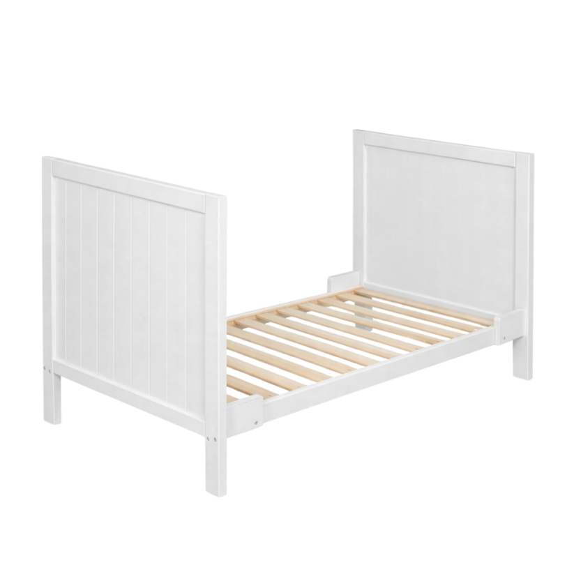 PETITE&MARS Łóżeczko dziecięce Mila 3w1 60 × 120 cm White Wood