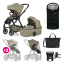 PETITE&MARS Wózek wielofunkcyjny ICON 2w1 RWS SET XXL - Warianty Icon: Mossy Green