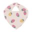 PETITE&MARS Bryndák bandana Luke 3m+ - Luke Bandana: Beige Kiwis & Misty Green
