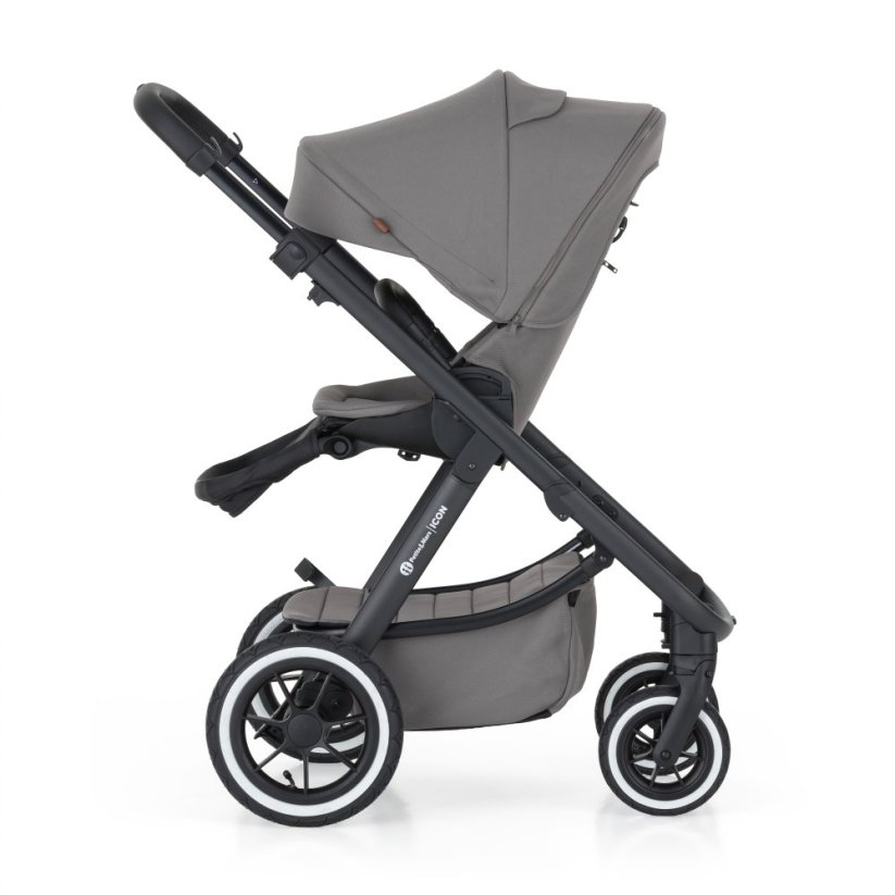 PETITE&MARS Wózek wielofunkcyjny ICON 2w1 AIR SET LITE - Warianty Icon: Mocha Beige