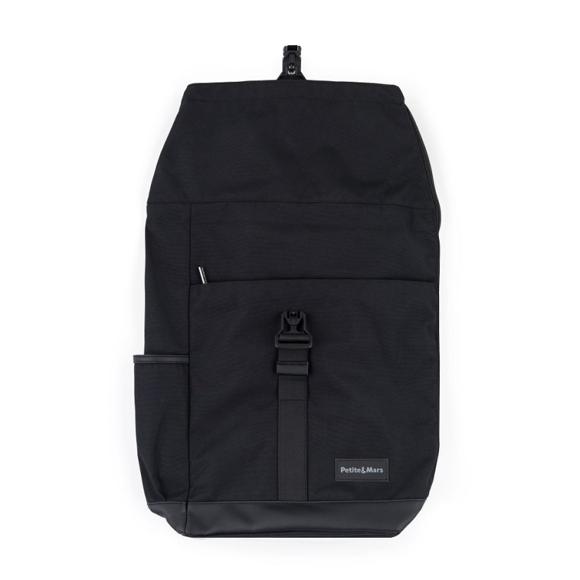 PETITE&MARS Diaper Bag/Backpack for Stroller Jackob Absolute Black