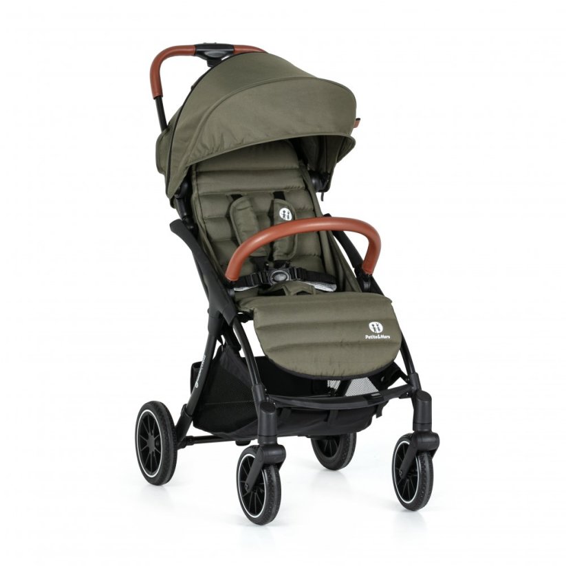 PETITE&MARS Sports stroller Cross - Stroller colour: Mature Olive