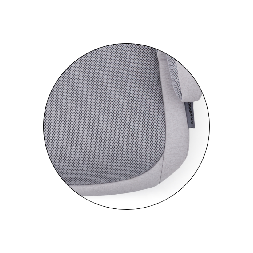 PETITE&MARS Podstawka samochodowa Optimus Pro i-Size 125 - 150 cm (22-36 kg) - Varianty Optimus Pro: Gentle Grey