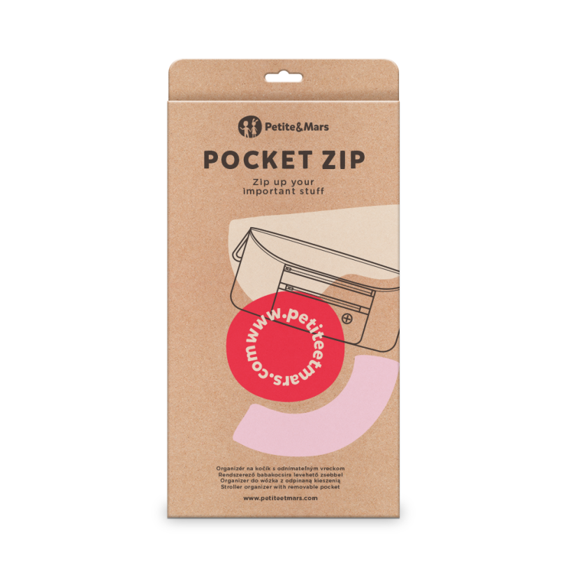 PETITE&MARS Organizér na kočík Pocket Zip