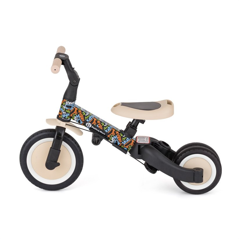 PETITE&MARS Multifunctional 5-in-1 Turbo Tricycle – Limited Edition City Beat