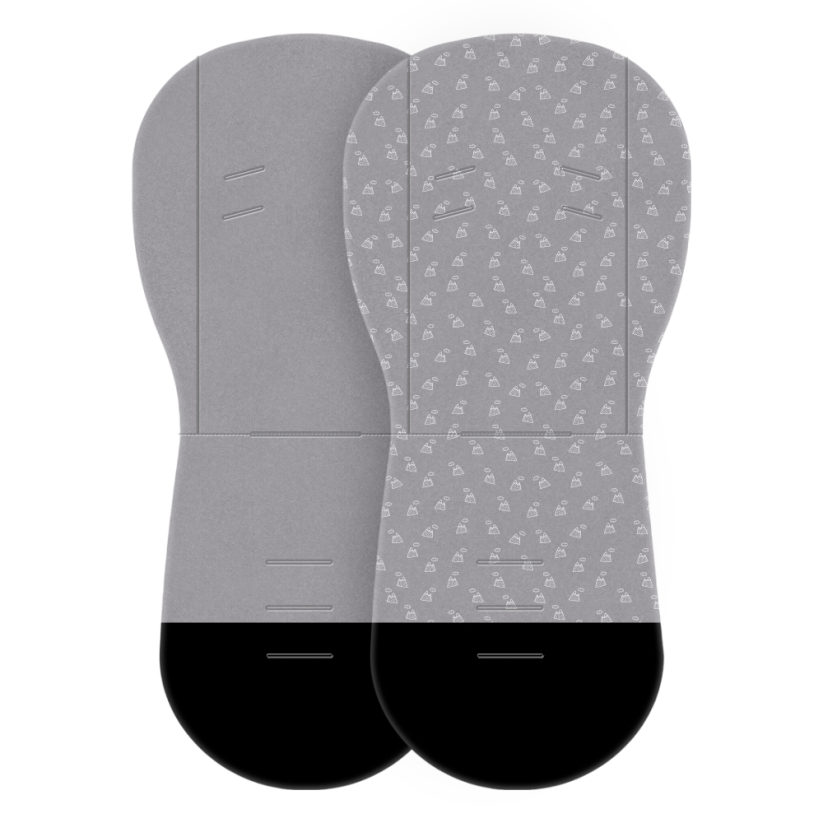 PETITE&MARS Stroller liner Foamy - Variants of  Foamy: Grey Hills