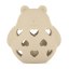 PETITE&MARS Hračka silikonová s chrastítkem Bear Basil 0m+ - Take&Match: Misty Green