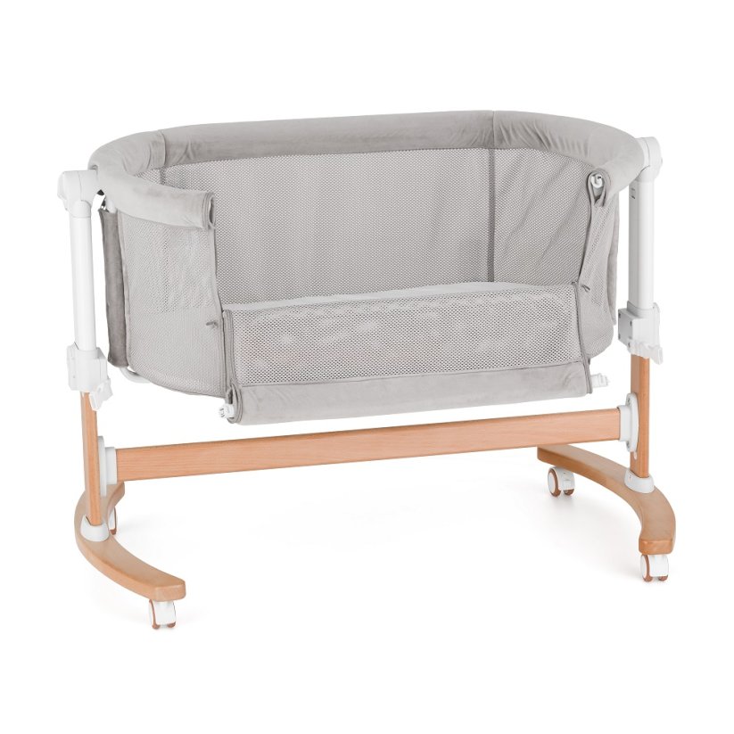PETITE&MARS Adjustable cot with cradle function Glory 2in1 - Varianty Glory: Mocha Beige