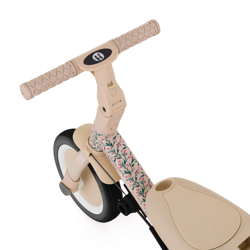 PETITE&MARS Multifunkční tříkolka 5v1 Turbo – limitovaná edice Pink Meadow