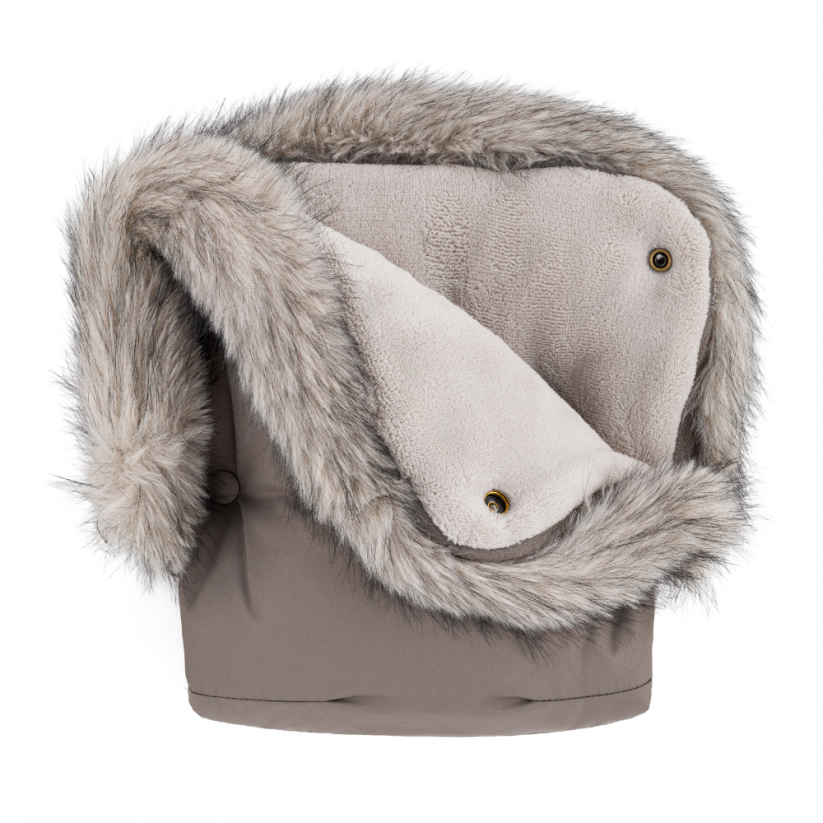 PETITE&MARS Rukávník / rukavice Furry - Varianty Furry: Mocha Mousse