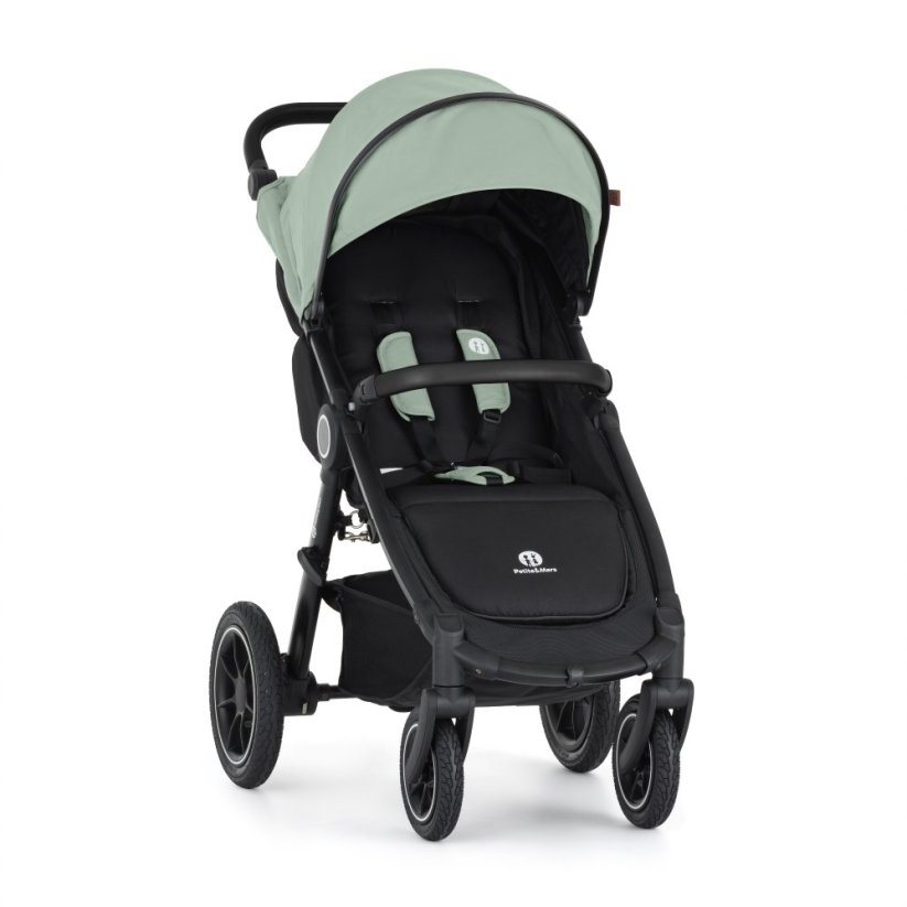 PETITE&MARS Kočík športový Street2 Air Black - Farba kočíka: Rose Pink