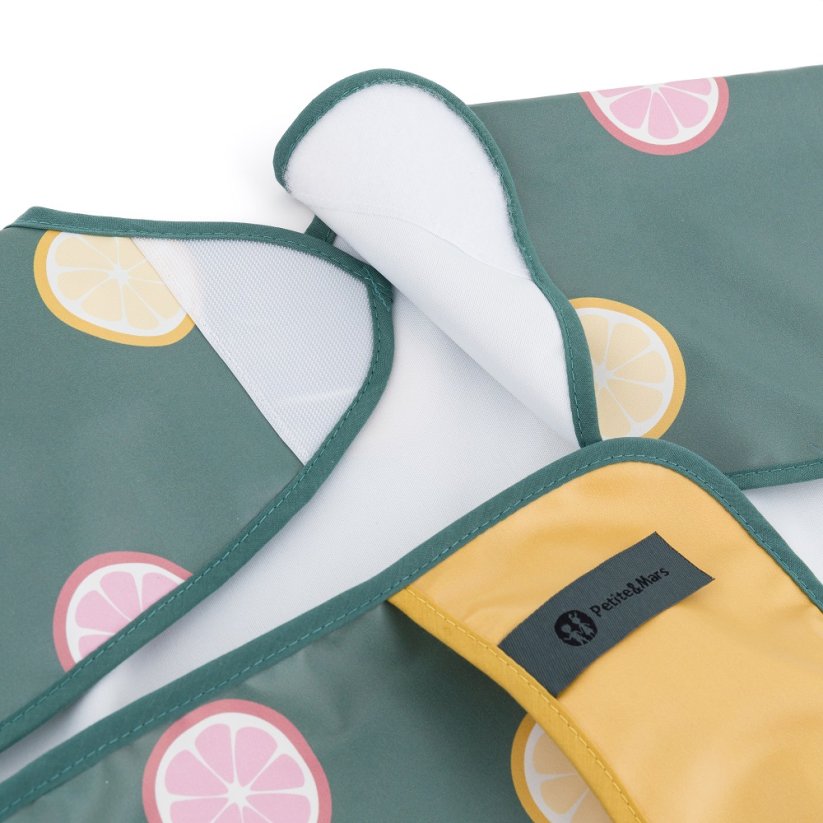 PETITE&MARS Longsleeve bib Ben - Variants of Ben: Beige Citrus