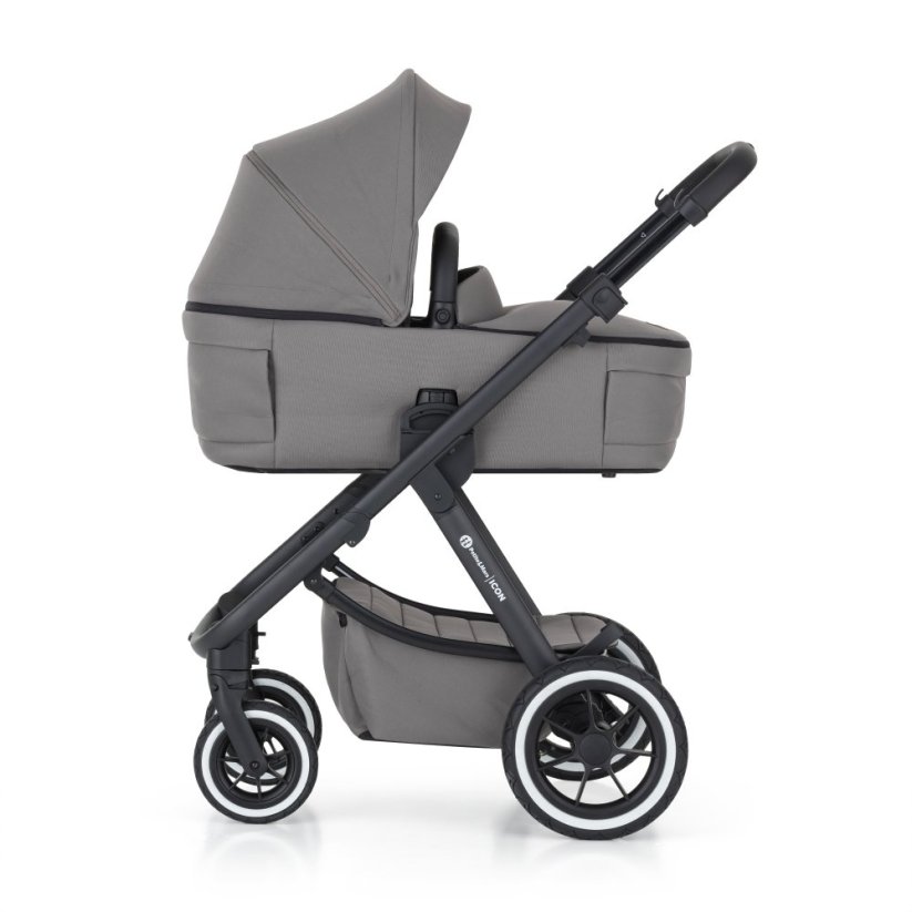 PETITE&MARS Wózek wielofunkcyjny ICON 2w1 AIR SET LITE - Warianty Icon: Mocha Beige