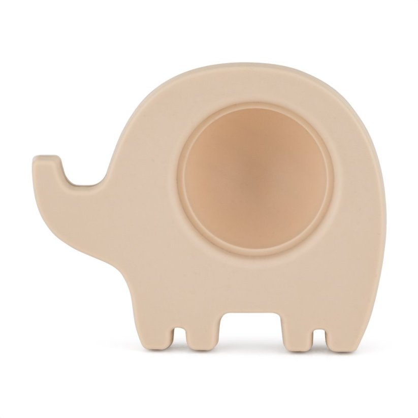 PETITE&MARS Silikonowa zabawka pop - up Elephant Edwin 6m+
