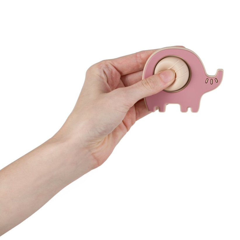 PETITE&MARS Silicone pop up teether Elefant Edwin 6m+