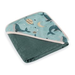 PETITE&MARS Bamboo hooded towel 100 x 100 cm LOULOU