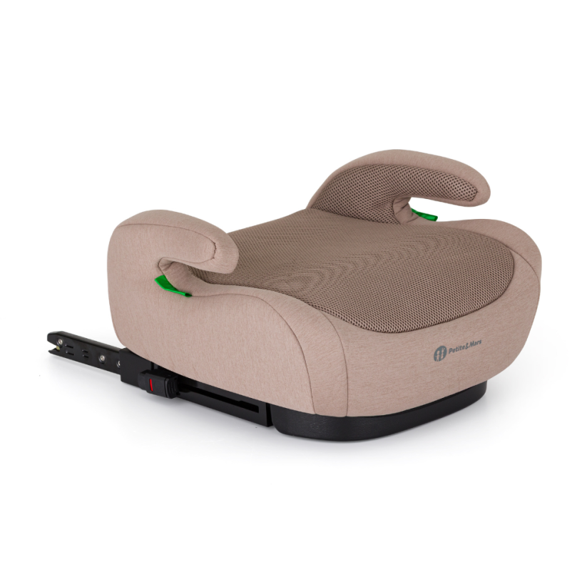PETITE&MARS Podstawka samochodowa Optimus Pro i-Size 125 - 150 cm (22-36 kg) - Varianty Optimus Pro: Gentle Grey