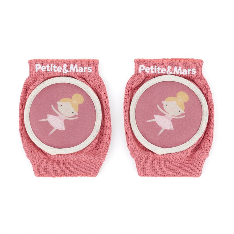 PETITE&MARS Elastic knee pads for crawling Follow - Take&Match: Intense Ochre
