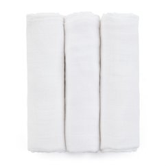 PETITE&MARS Diaper set bamboo muslin 3 pcs Moussy Total White