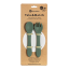 PETITE&MARS Silicone cutlery TAKE&MATCH 6m+ - Take&Match: Misty Green