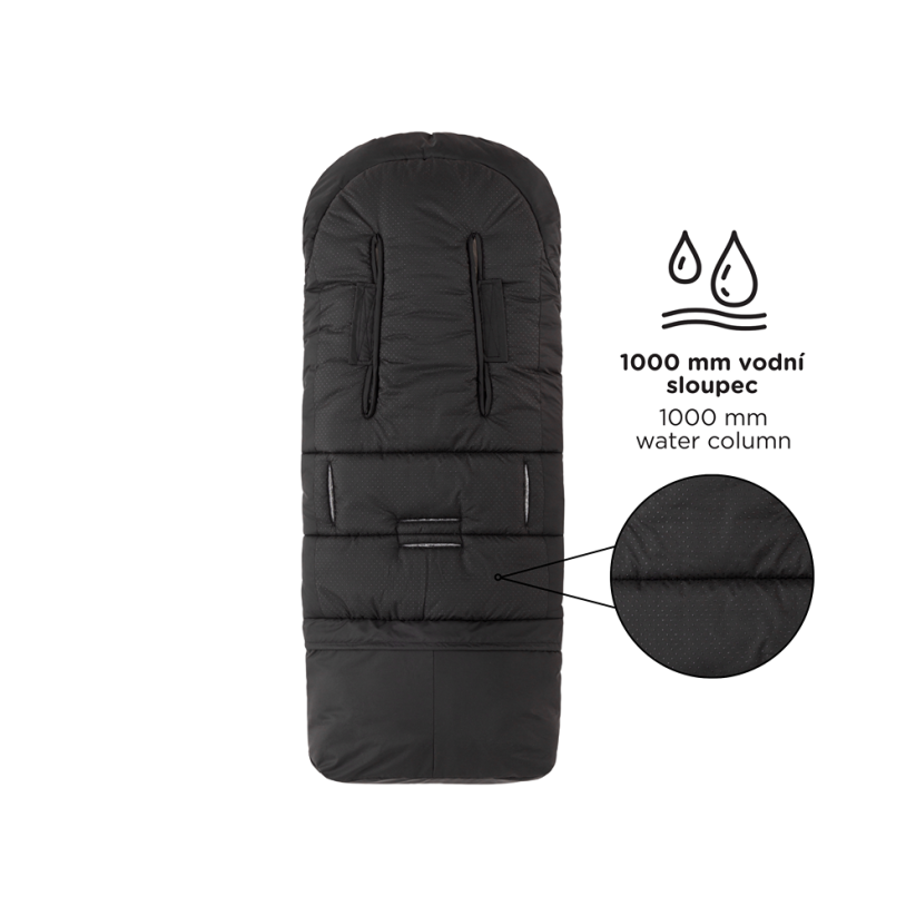 PETITE&MARS Śpiworek zimowy 3w1 Jibot - Warianty Jibot: Ink Black