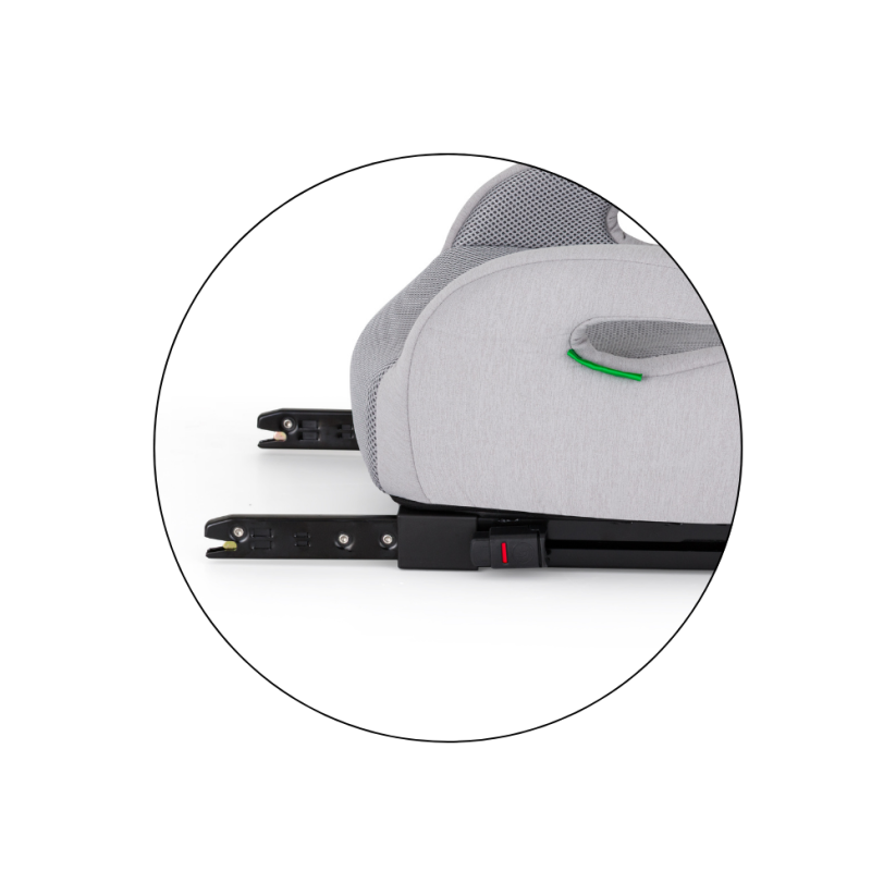 PETITE&MARS Podsedák Optimus Pro i-Size 125 - 150 cm (22-36 kg) - Varianty Optimus Pro: Gentle Grey