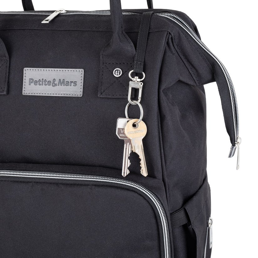 PETITE&MARS Batoh přebalovací na kočárek Jack Dark Blue