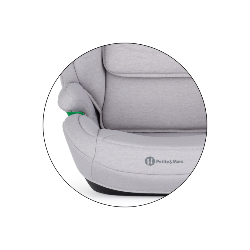 Fotelik samochodowy Petite&Mars Astor Pro i-Size (100–150 cm) - Varianty Astor: Gentle Grey