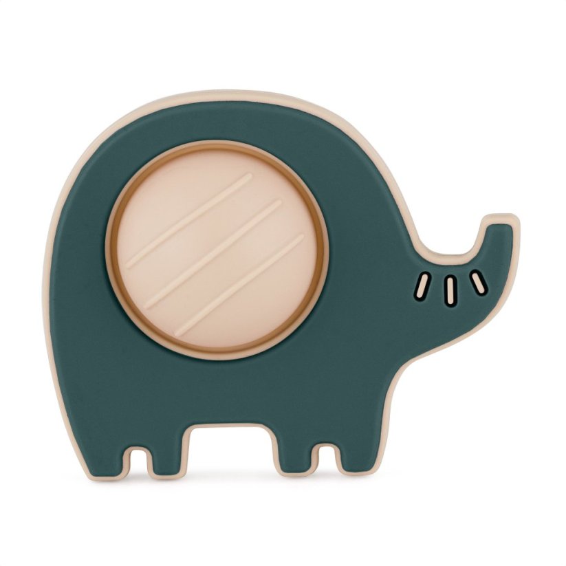 PETITE&MARS Silikonowa zabawka pop - up Elephant Edwin 6m+