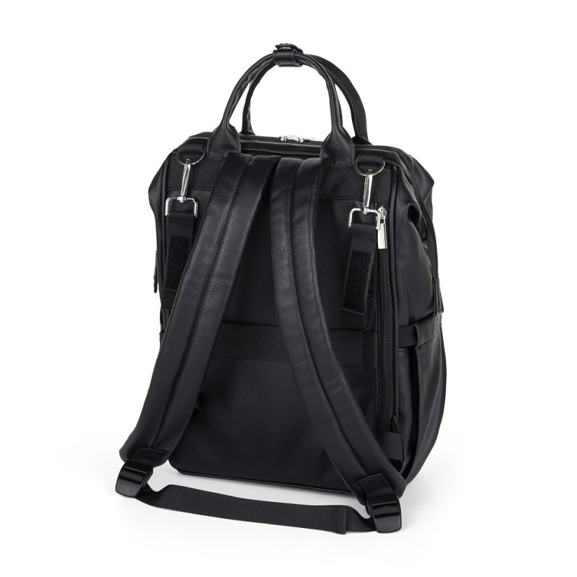 PETITE&MARS Diaper Bag/Backpack for Stroller Jasper Absolute Black